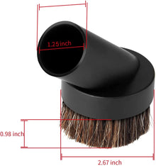 2/4Pcs Soft Bristle Vacuum Brush Round Brush Vacuum Attachment Universal Vacuum Dust Brush for Most Vacuum Cleaners Accessories