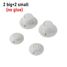 4pcs Laptop Computer Cooling Feet Anti-Slip Elevation Holder Kickstand Suction Cup Heat Reduction Pad Universal Stand Corner Pad
