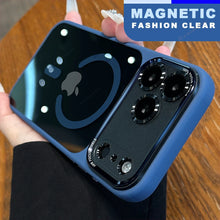 Funda magnética original 2025 para iPhone 17 11 12 13 16 Pro Max Air 14 15 16 Plus con carga inalámbrica Magsafe, protectora