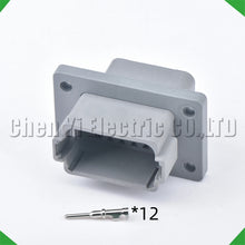 Conector eléctrico automotriz impermeable de 12 pines macho y hembra, arnés de cables tipo pigtail para DT04-12P-L012 DT06-12S DT04-12P