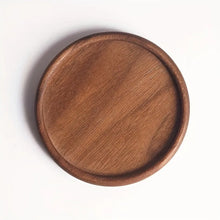 1pc, Wooden Coaster, Teacup Mat, Coffee Mat, Household Insulation Mat, Restaurant, Coffee Shop, 3.45 X 3.45 X 0.4 Inches