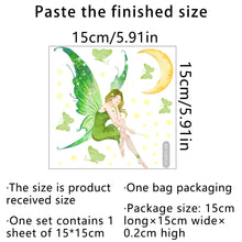 Luminous Fairy Mermaid Wall Stickers Kids Bedroom Home Decor Glow In The Dark Fairy Butterfly Decal Stickers Switch Wallpaper