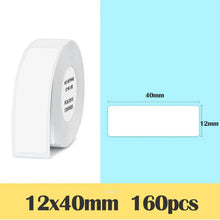 Niimbot D11 Label Sticker White Label Paper Roll Waterproof Thermal Paper Self Adhsive D11 D110 Paper Sticker for NIIMBOT Label