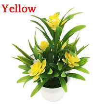 Artificial Lotus Flower in Pot, Plastic Fake Plant for Home and Office Decor - image 9