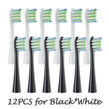 12PCS Vacuum Sealed Packed Replacement Brush Heads for Oclean X PRO/ Z1/ F1/ One/ Air 2 /SE Soft DuPont Deep Cleaning Nozzles