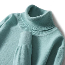 Jersey de cuello alto de cachemira para hombre, 100% lana pura, suéter de punto, básico, liso, elegante, casual, prendas de punto para hombre, otoño-invierno