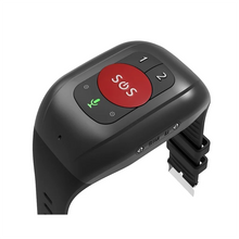 ABLD Elderly 4G SOS Watch GPS Tracking Wristband Bracelet Emergency Alarm GPS Tracking Heart Rate Blood Pressure Monitor-B