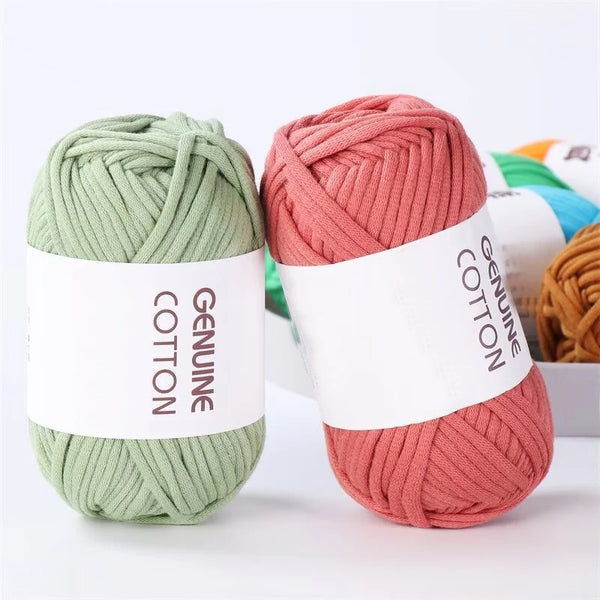 150g Genuine Hollow Cotton Yarn with Milk Cotton Core for Crochet Shoes, Scarves, Bags, Hats, Handmade DIY Knitting, Blanket Materials, Yarn Pack 1 Piece = 3 Pieces = 150 Grams