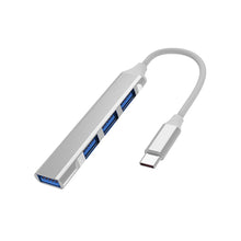 Aluminum 4-in-1 USB Hub, USB or Type C to 4 Ports Expander for Laptop and PC - image 9