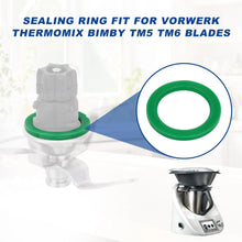 3pcs Blade Seal for Vorwerk Thermomix Bimby TM5 TM6 Food Processor Mixing Knife, Replacement Sealing Ring for Vorwerk Thermomix