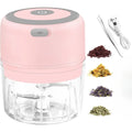 Electric Mini Garlic Chopper  Portable Cordless Vegetable Blender, Onion Mincer with USB Charging for Baby Food, Chili, Herbs