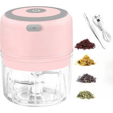 Electric Mini Garlic Chopper  Portable Cordless Vegetable Blender, Onion Mincer with USB Charging for Baby Food, Chili, Herbs