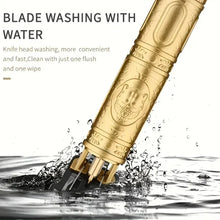 Men's T9 Vintage Carving Hair Clipper Portable USB Cleaning Barber Hair Cutting Machine Professional Hair Trimmer Boyfriend Gift