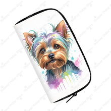 Watercolor Yorkshire Terrier Long Wallet, Zip Card Holder and Clutch for Women - image 11