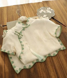3 Meters Water Soluble Embroidery Flower Lace Trim Patches for Clothing Floral Appliques Lace Trimming DIY Clothes Accessories