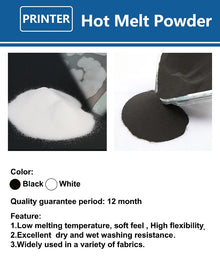 1000g 1kg DTF Powder Fine Powder Fro Assisted DTF Film DTF Ink Transfer Printing T-Shirts Clothes Shoes Fabric Transfer Printing