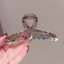 Colored Rhinestone Hair Claw Clips, Shark Clip Hair Grips in 3 Sizes