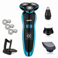 ZOZEN Electric Razor Electric Shaver Rotary Shaving Machine Cutter Recharge for Men Beard Trimmer Wet-Dry Dual Use Waterproof
