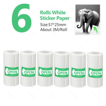 Printable Adhesive Paper 3~15 Pcs Mini Printer Sticker Paper Rolls, Thermal Photo Paper Rolls, for Mini Pocket Thermal Printer