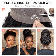 Pelucas de cabello humano 360 HD Full Lace rizadas, pre-depiladas, peluca frontal de encaje 13x6 13x4, cabello humano Deep Wave sin pegamento, listas para usar, 30 pulgadas