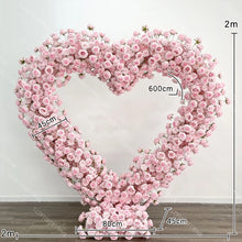 Red Heart-Shaped Artificial Rose Arrangement for Wedding and Proposal Decor - image 8