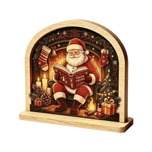 Merry Christmas Wooden Christmas Decoration Star Shape Snowman Deer Home Ornaments Rabbit Santa Claus Wall Decor New Year Gift