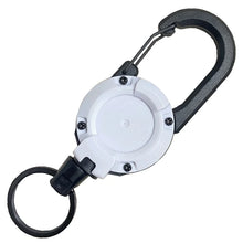 1Pcs Retractable Badge Reel Heavy Duty Clip Carabiner Keychain Portable Extendable Key Holder for Men Outdoor Bag Accessorie