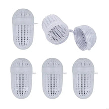 5Pcs Fish Lure Fishing Baits Cage Trap Feeder Holder Fish Lure Plastic Basket