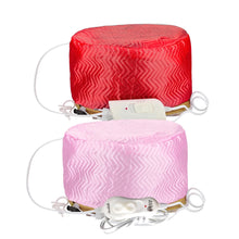 Hair Steamer Cap 220V Electric Heat Cap for Deep Conditioning Hot Oil Hair Mask Repair Damaged Hair Reduce Frizz Split Ends Home