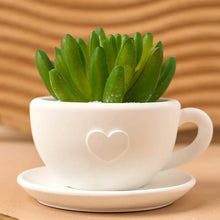 3D Love Teacup Candle Jar Silicone Mold DIY Coffee Cup Flowerpot Casting Molds Plaster Resin Storage Box Craft Making Home Decor