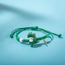 Cartoon Multicolor Dinosaur Hand Knitted Bracelet Children's Favorite Gift Wholesale Dropshipping #82592