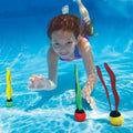 2024 new 1/3 Piece Kids Sports Pool Toys Ocean Plant Shape Diving Toys Diving Swimming Training Pool