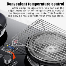 Household Kitchen Barbecue Grill Portable Gas Stove Top BBQ Rack NonStick Cooking for Countertop Outdoor Indoor Use