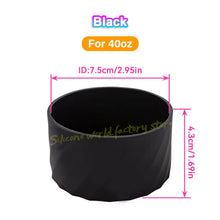 SW 40oz Silicone Cup Bottom Cover for Stanley Quencher Adventure Tumbler Protective Water Bottle Sleeve Antislip Cup Boot Sleeve