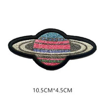 UFO Alien Rocket Space Patch for Clothing Punk Embroidered Patches On Clothes DIY Parches Applique