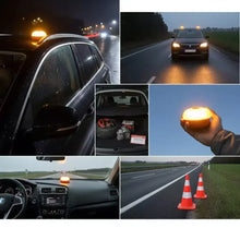 Smart Emergency Beacon, Car Breakdown Warning Light, Magnetic LED Strobe Flare for Roadside Safety, Foggy Day Alert Lamp for
