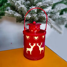 Vintage Christmas Hanging Lantern with LED Light for Home and Party Decor - image 9