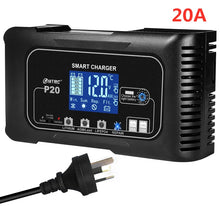 HTRC 20A/25A Car Battery Charger High Power Smart Charger for Lithium LiFePO4 AGM GEL Lead-acid Battery 12V 24V Charger for Car