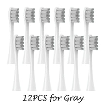 12PCS Vacuum Sealed Packed Replacement Brush Heads for Oclean X PRO/ Z1/ F1/ One/ Air 2 /SE Soft DuPont Deep Cleaning Nozzles