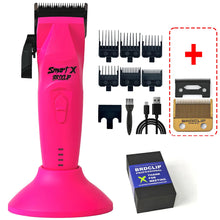 BRDCLIP Professional Hair Clipper 7200RPM Brushless Motor DLC FADE Blade Charging Base Barber Trimmer 9000RPM Electric Shaver