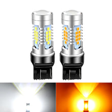2 bombillas LED de luz diurna DRL Canbus sin error W21/5W 7443 T20 para Lada Kalina Granta Vesta