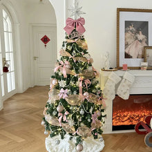 Christmas Tree Tabletop Decor DIY Pink Ornament Set for the Living Room Home Indoor Holiday Decoration Christmas Party Use
