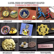 Custom Enamel Metal Lapel Pin Gold Badge Custom Paint Pin Badge Cheap Custom Your Own LOGO Badges Customizable Your Lapel Pin
