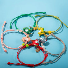 Cartoon Multicolor Dinosaur Hand Knitted Bracelet Children's Favorite Gift Wholesale Dropshipping #82592