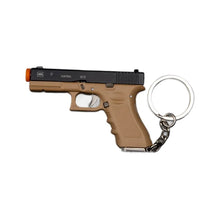 1:3 Scale Alloy Empire G17 Half Alloy Gun Model Keychain Shell Pop-up Detachable Decompression Toy Men's Gift
