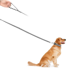 Fashion Checkerboard Pattern Pets Dog Leashes,Buckle-Down Safe Leash Outdoor Pet Walking Leashes  for Small Medium Dogs And Cats