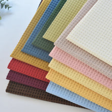 110x50cm High Quality Cotton Waffle Thick Fabric for Hotel Bathrobe Pajamas Absorbent Breathable DIY Home Textile Sewing Cloth