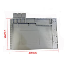 Silicone Soldering Mat Pad Desk Platform  for Welding Station Iron Phone PC  Repair Magnetic Heat Insulation No Lead S-160