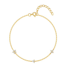 AIDE 925 Sterling Silver Bracelet Sparkling Zircon Flower Cross Baroque Pearl Hand Lady Mother's Day Bracelet Jewelry Pulsera