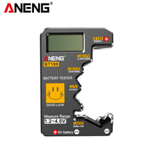 ANENG BT189 battery tester can measure AA/AAA/C/D/9V/button battery  household LCD display power  high-precision display tester